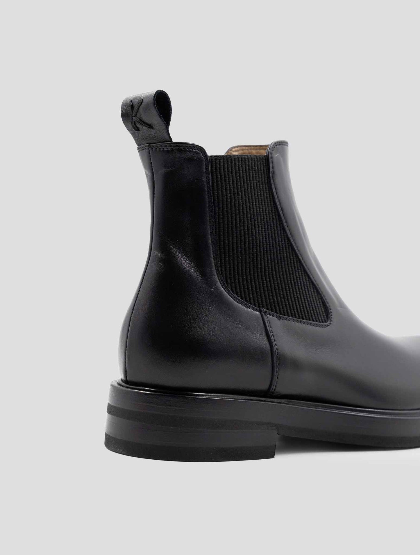 Kiton Black Leather Boots