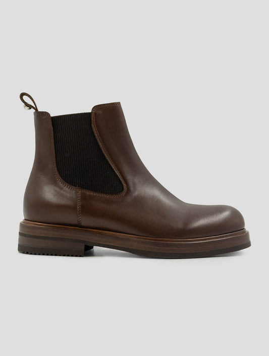 Kiton Brown Leather Boots
