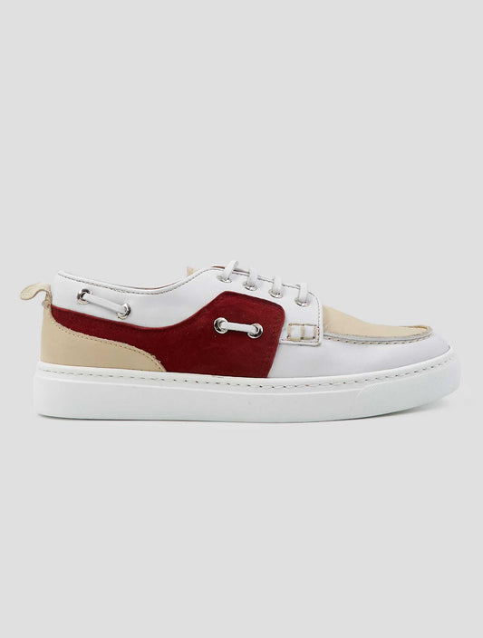 Kiton Multicolor Leather Leather Suede Loafers