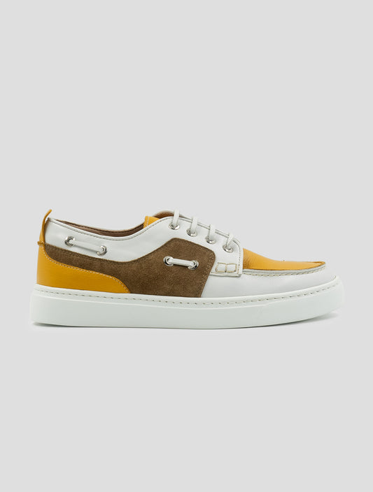 Kiton Multicolor Leather Leather Suede Loafers