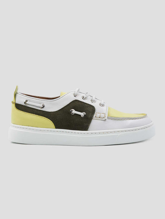 Kiton Multicolor Leather Leather Suede Loafers