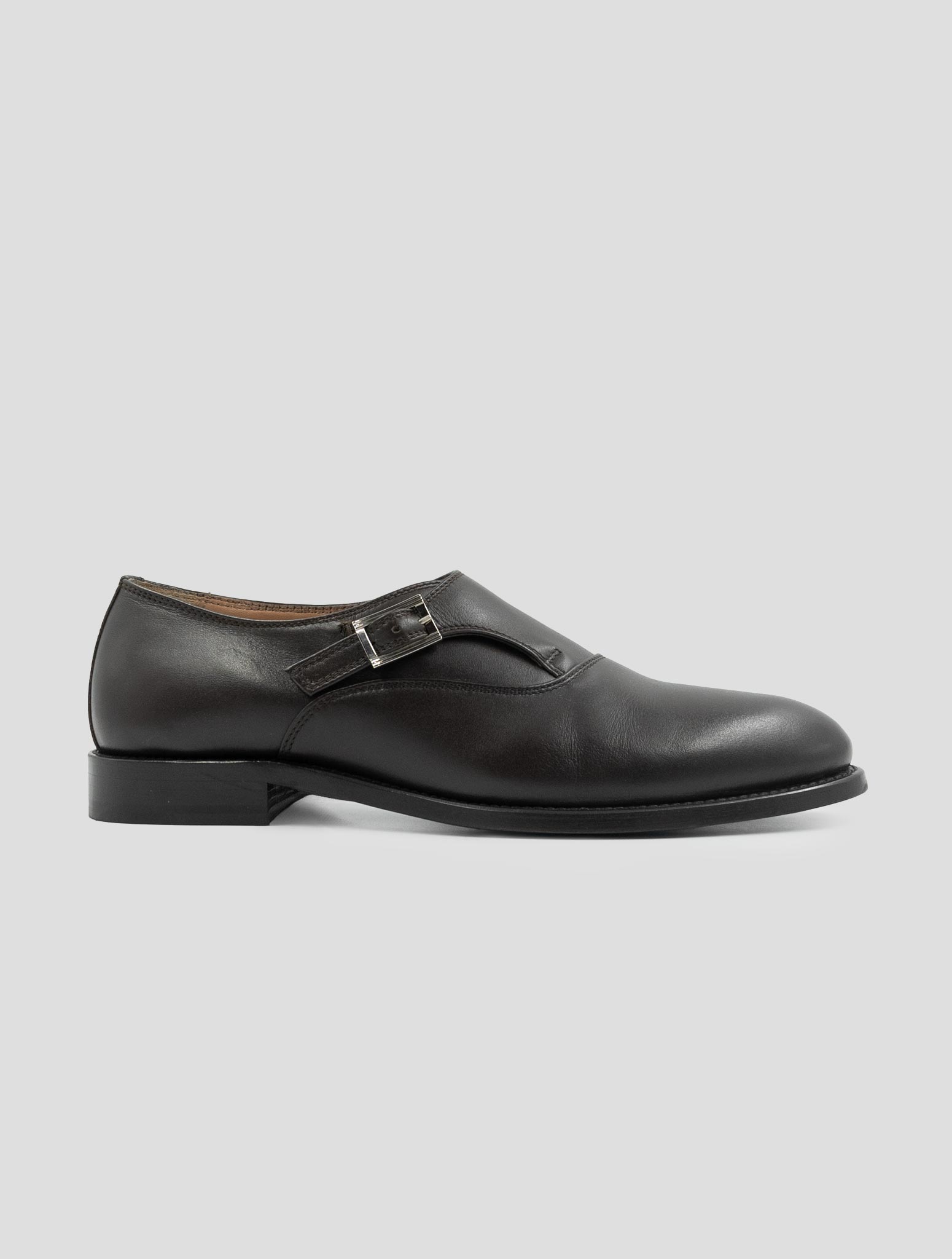 Kiton Brown Leather Dress Shoes