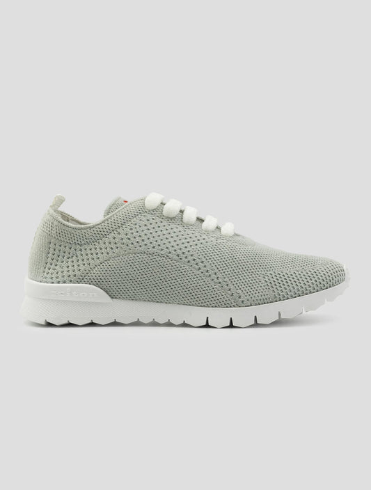 Kiton Gray Cashmere Pl Sneakers