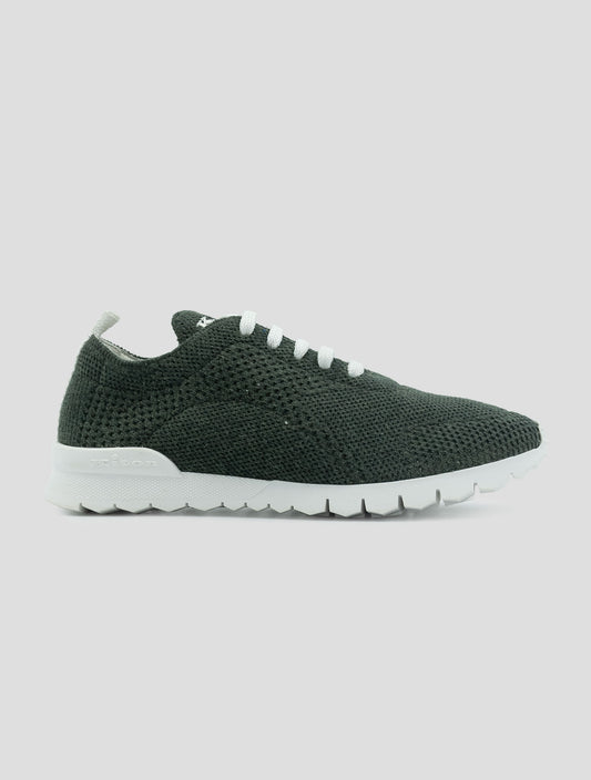 Kiton Green Cashmere Pl Sneakers