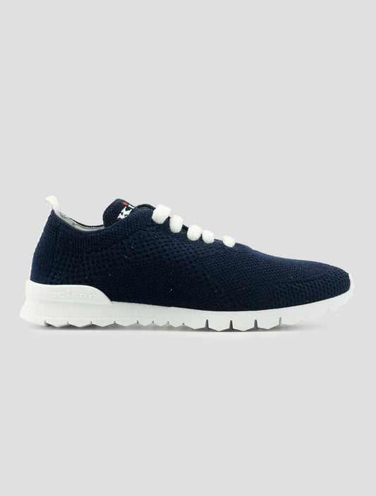 Kiton Blue Cashmere Pl Sneakers