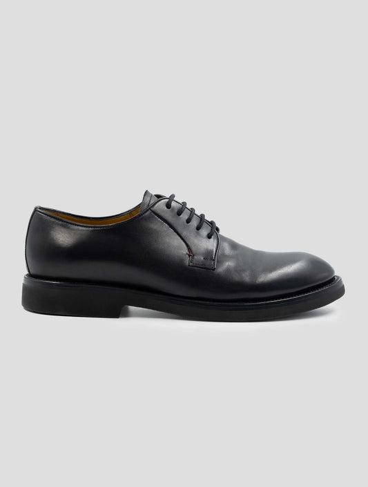Kiton Black Leather Dress Shoes