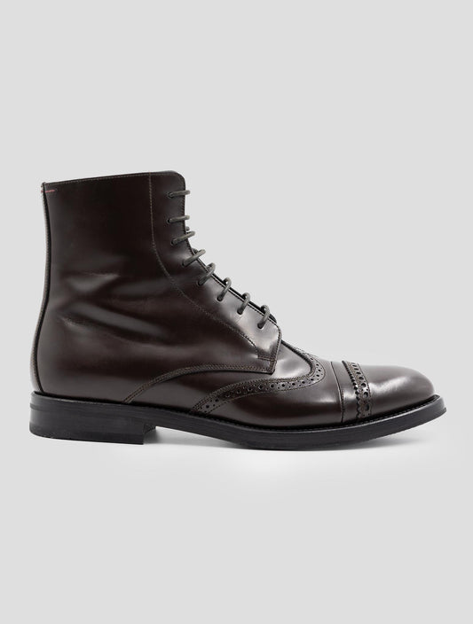 Kiton Brown Leather Boots