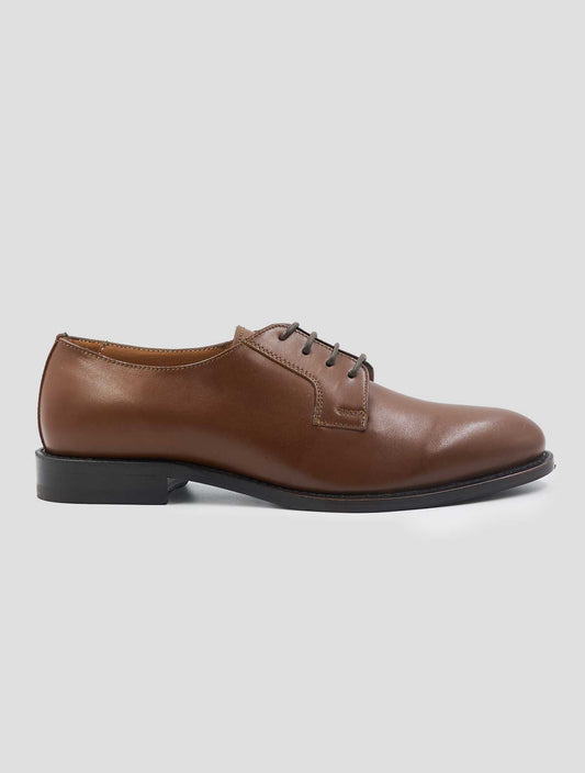 Kiton Brown Leather Dress Shoes