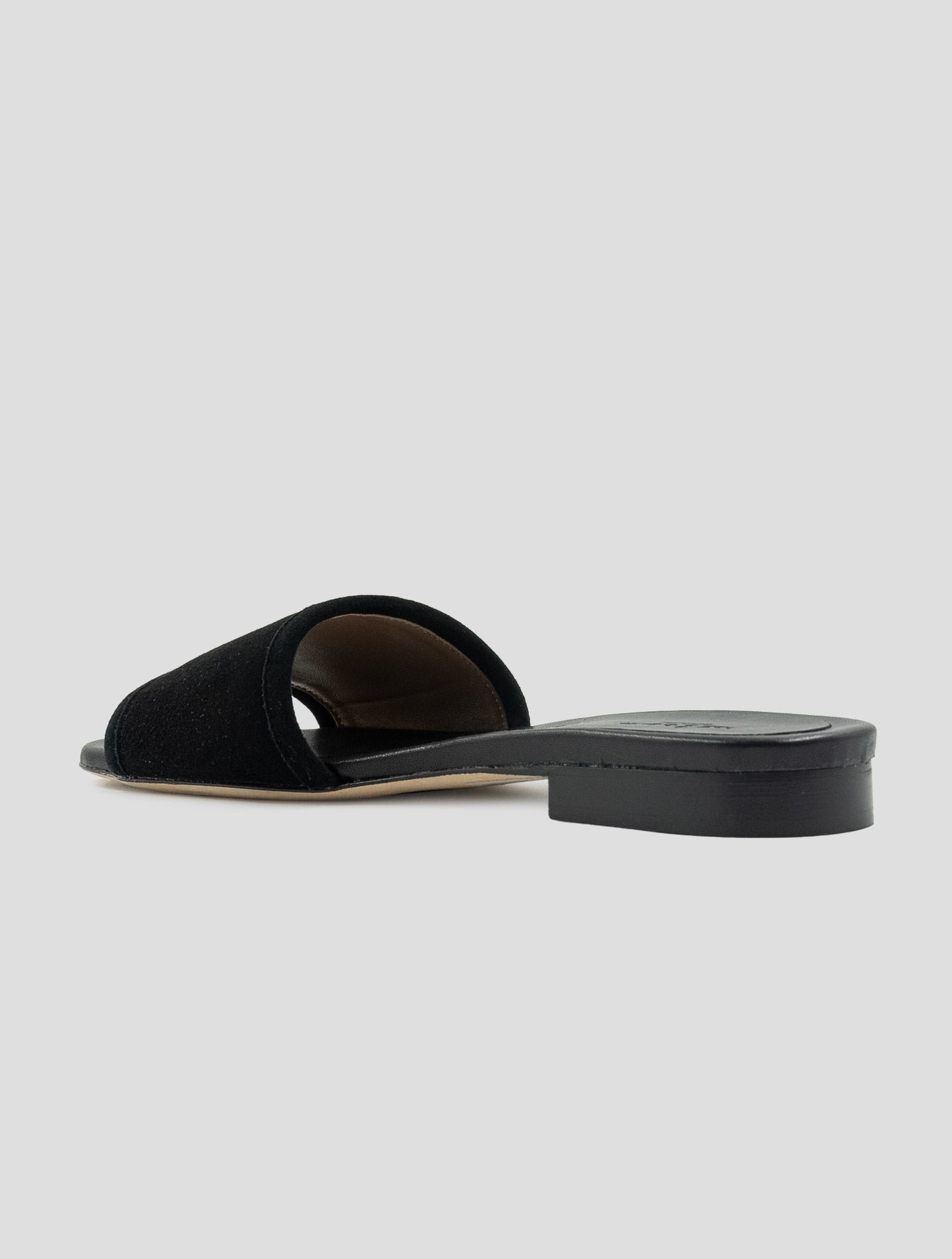 Kiton Black Leather Leather Suede Sandals