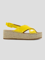 Kiton Yellow Leather Sandals
