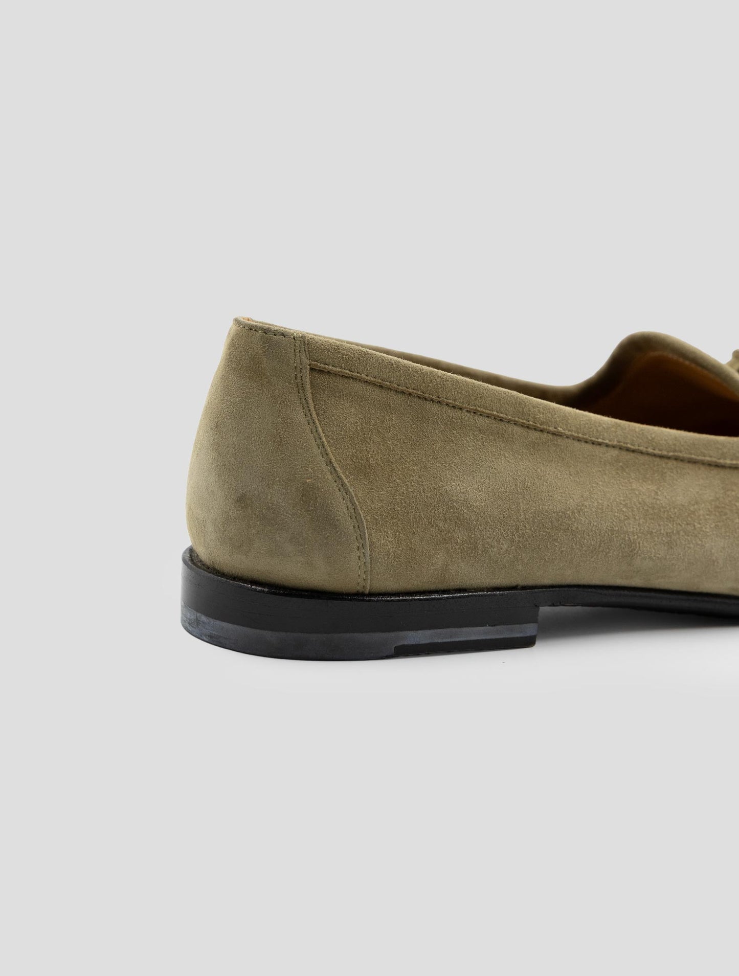 Kiton Beige Leather Suede Loafers