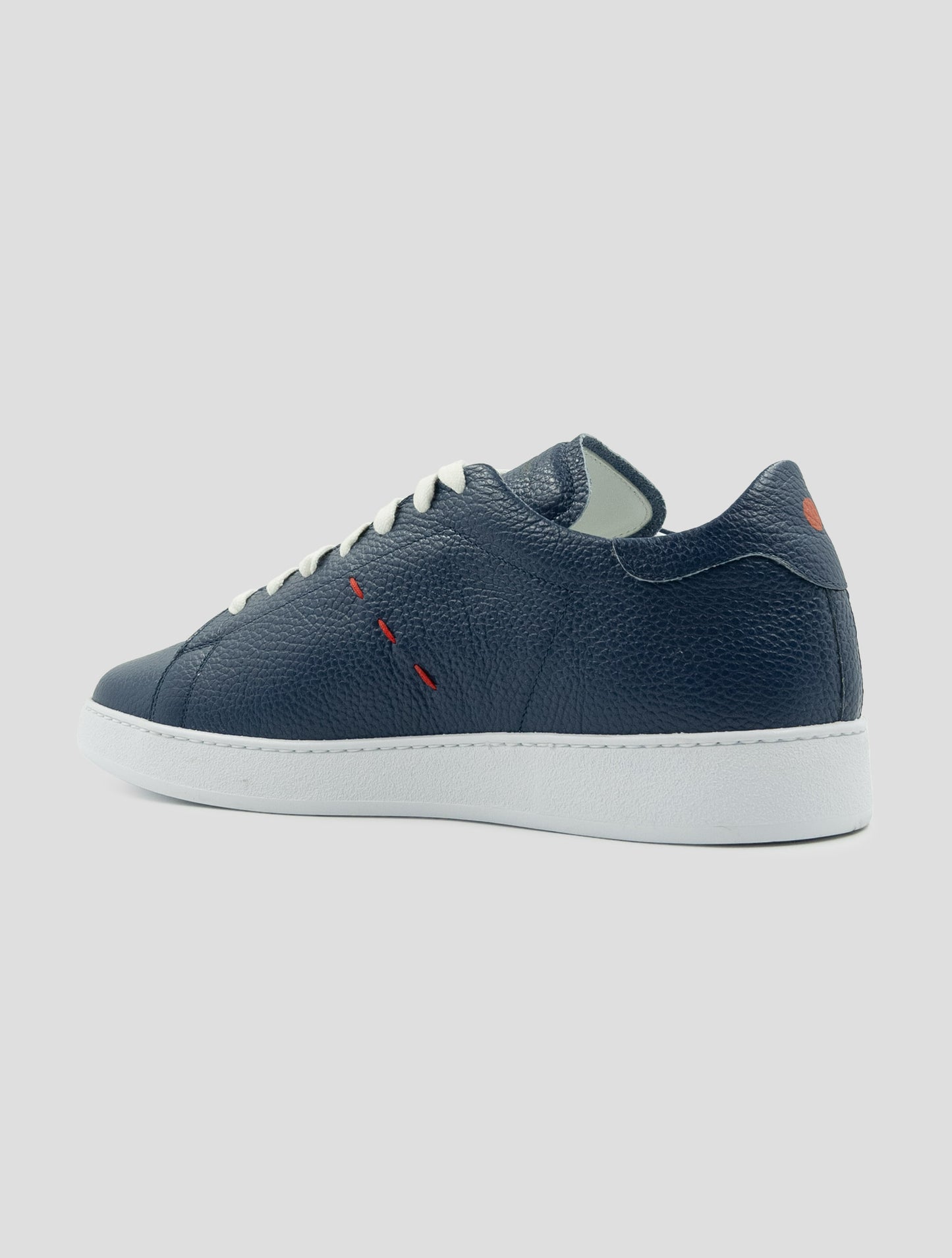 Kiton Blue Leather Sneakers