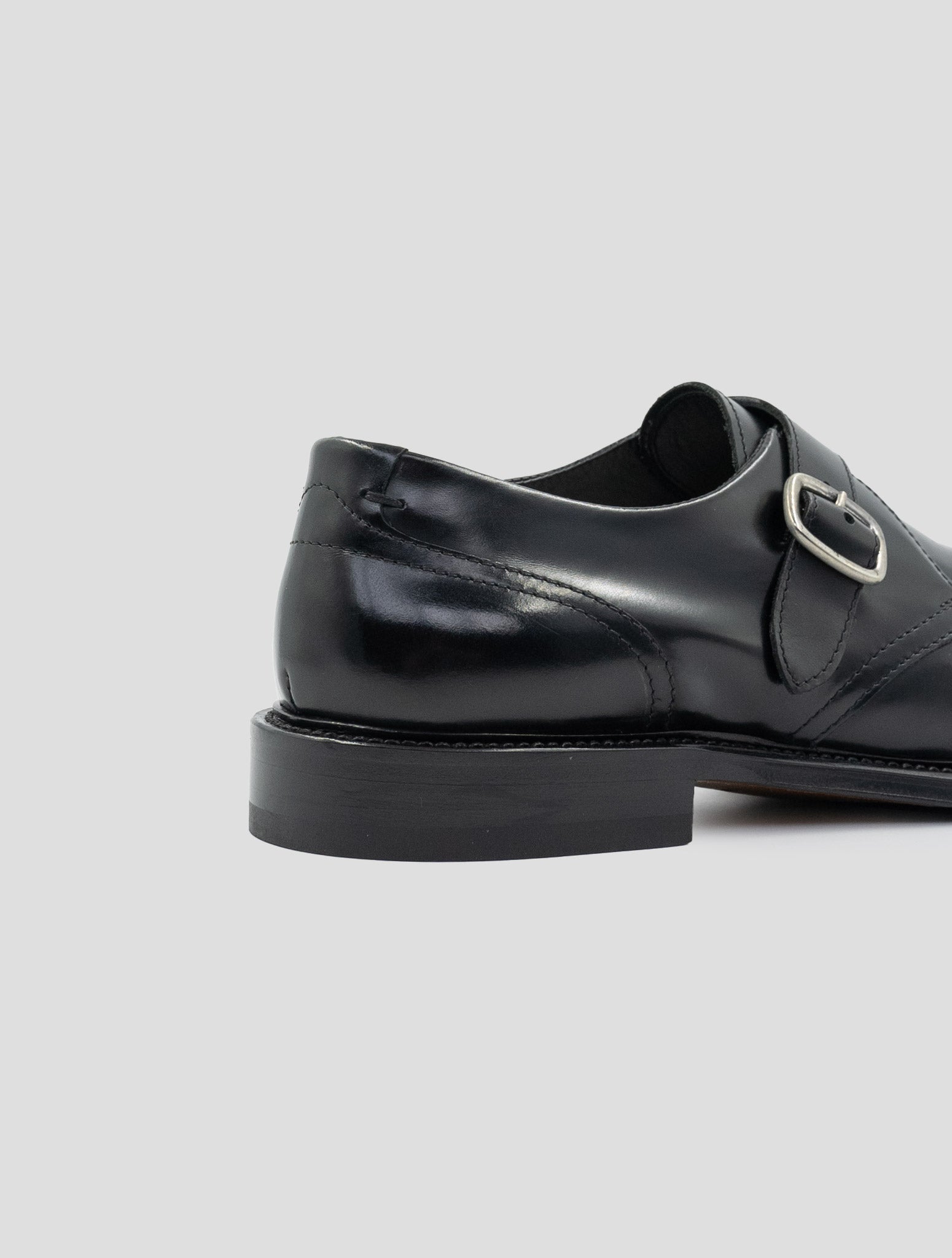 Kiton Black Leather Loafers
