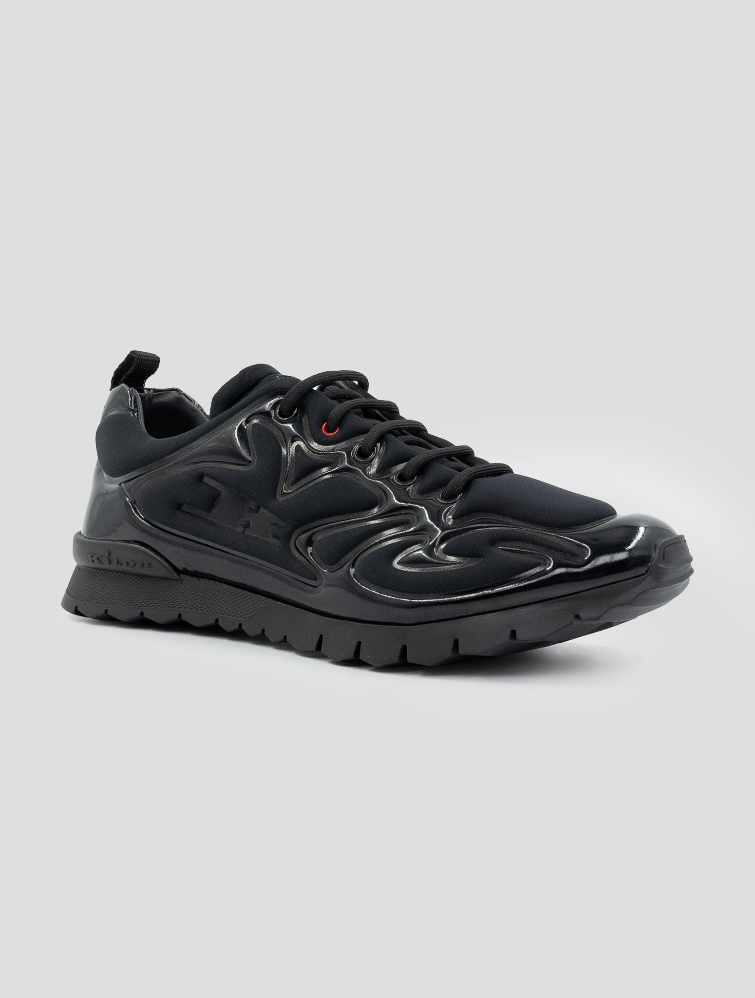 Kiton Black Ea Sneakers