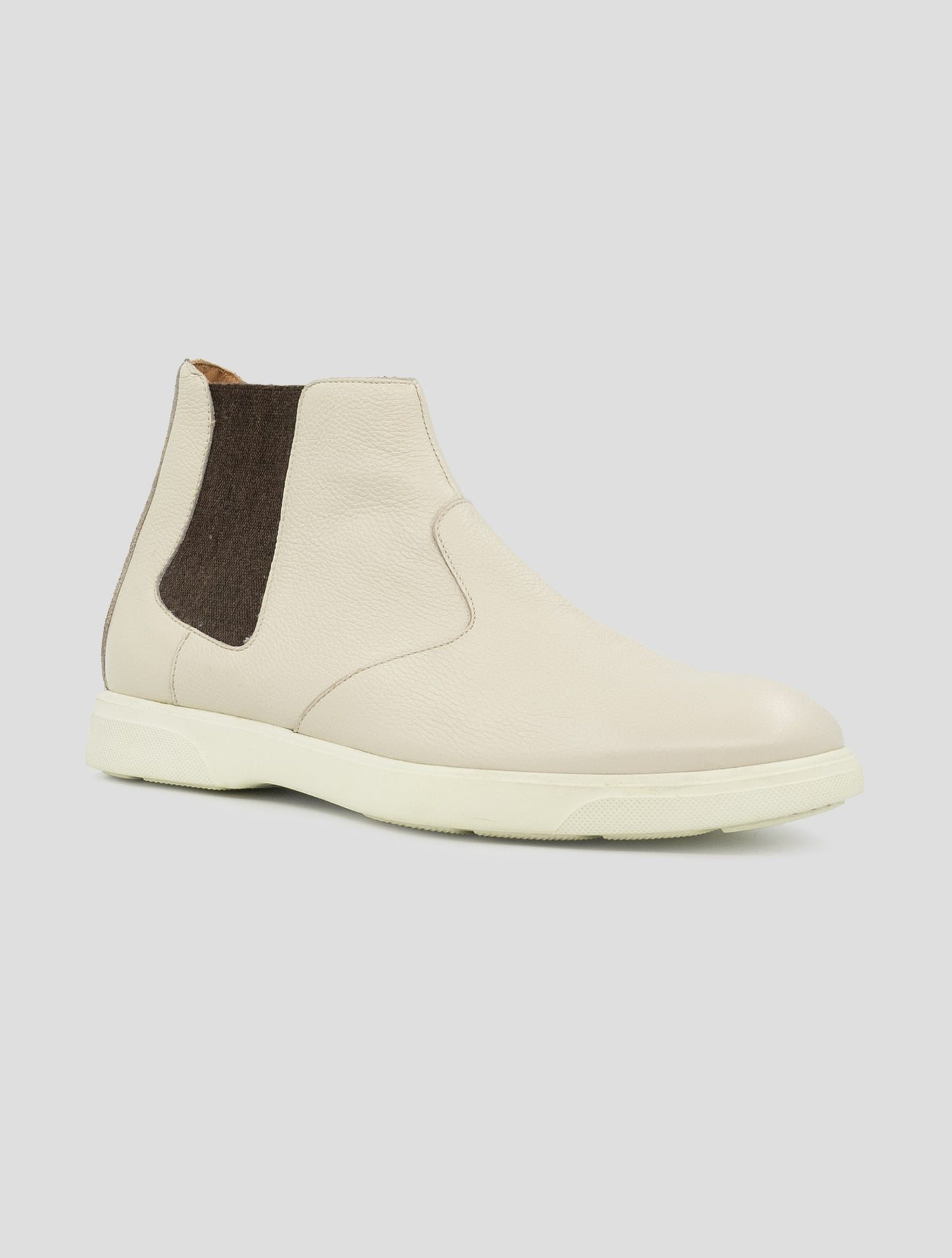 Kiton Beige Leather Boots