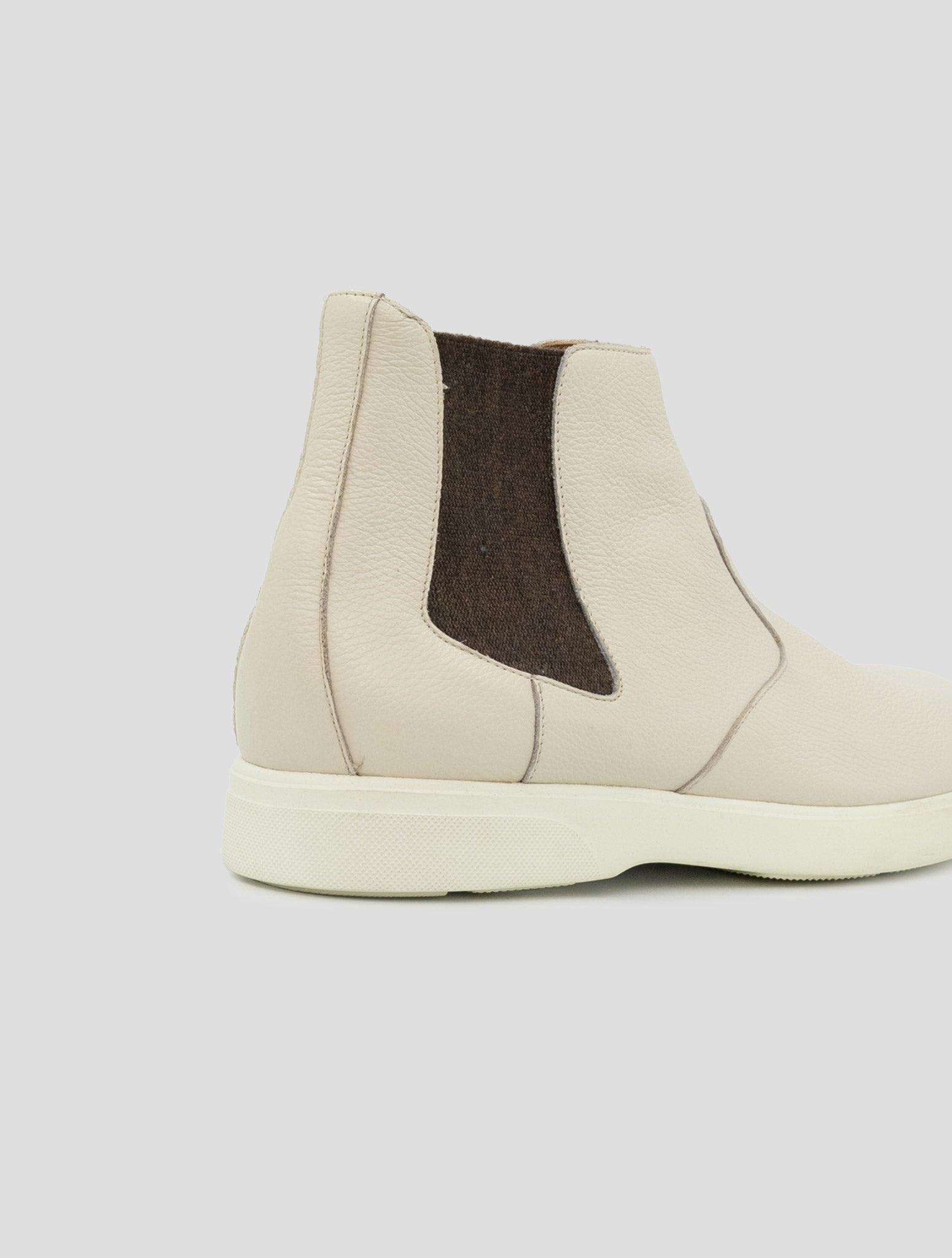 Kiton Beige Leather Boots