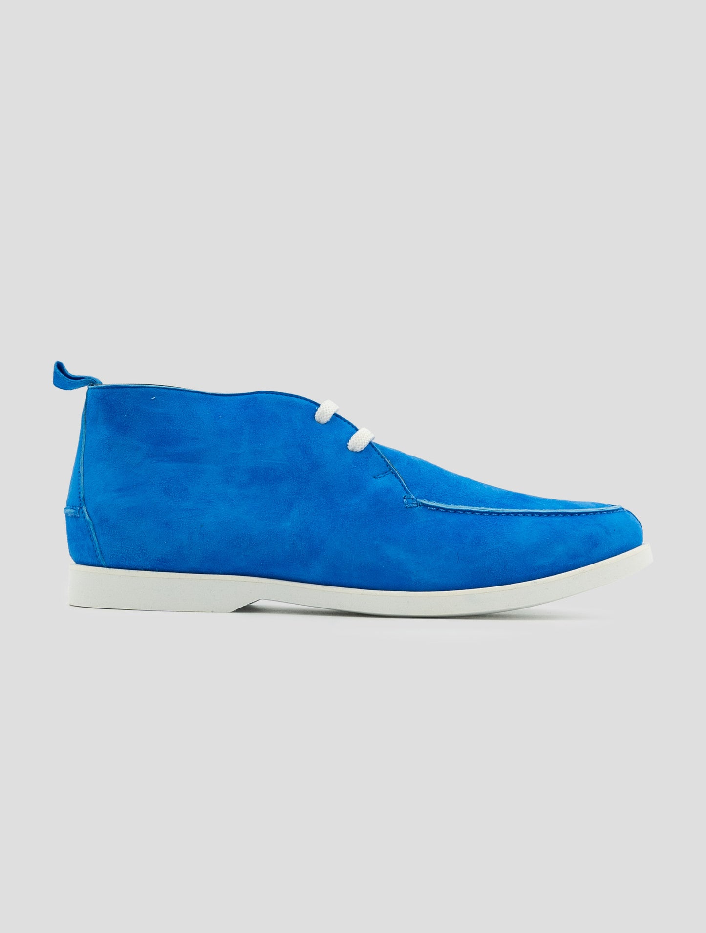 Kiton Blue Leather Suede Sneakers