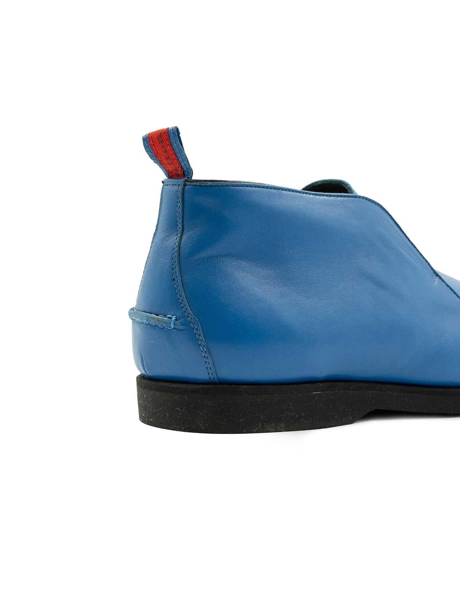 Kiton Blue Leather Boots
