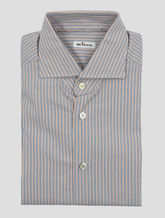 Kiton Multicolor Cotton  Shirt