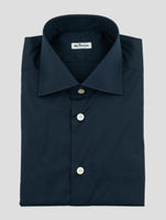 Kiton Blue Cotton Pa Ea Shirt