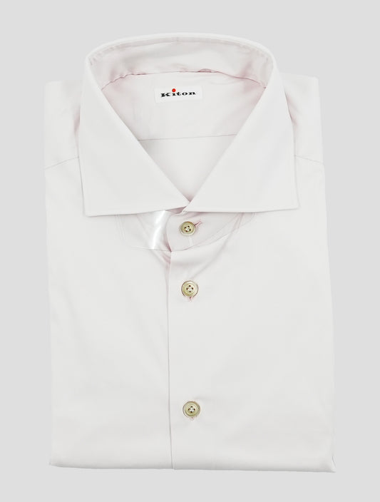 Kiton Light Pink Cotton Pa Ea Shirt