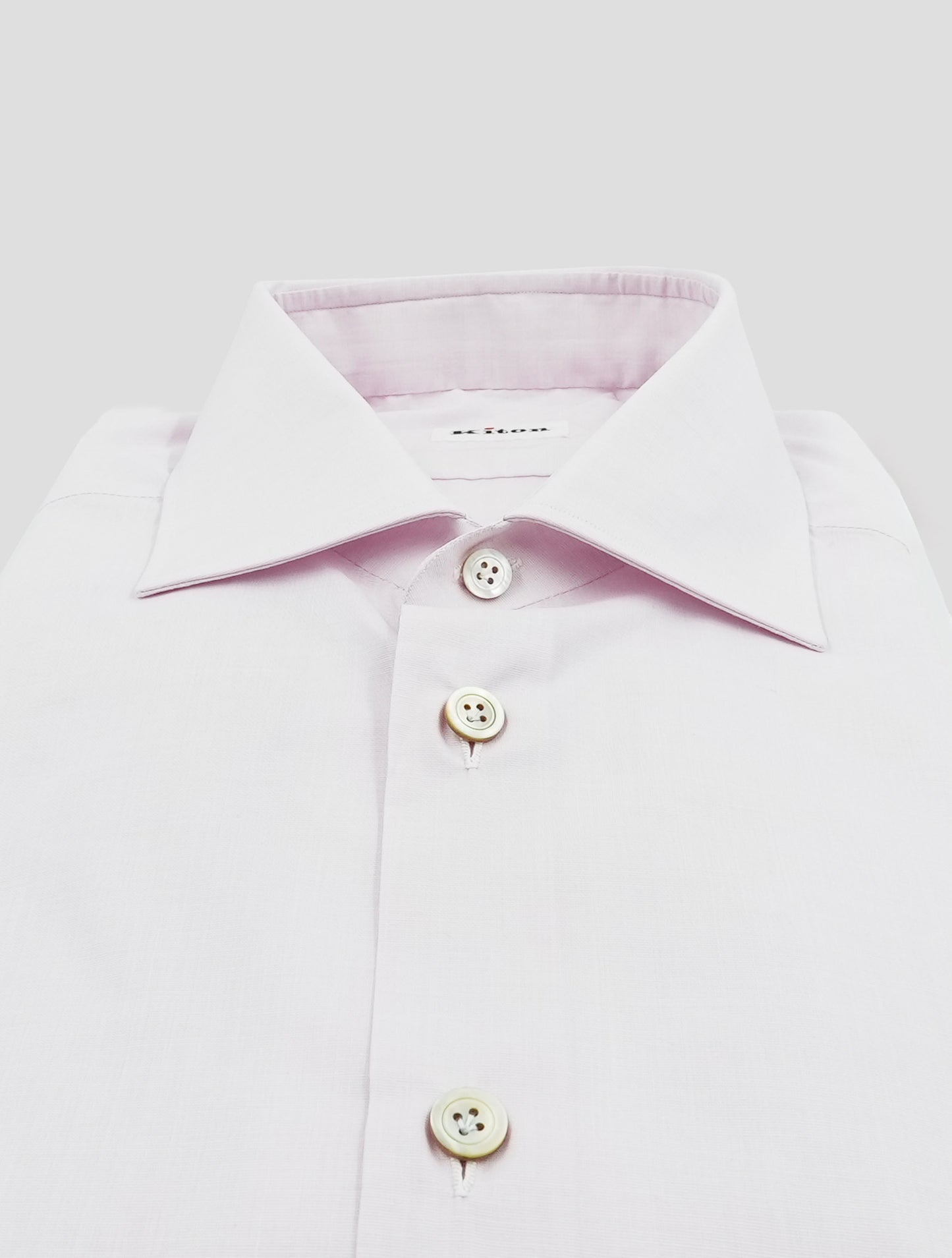 Kiton Pink Cotton Shirt