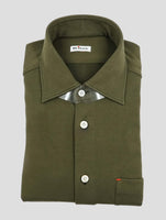 Kiton Green Cotton Shirt