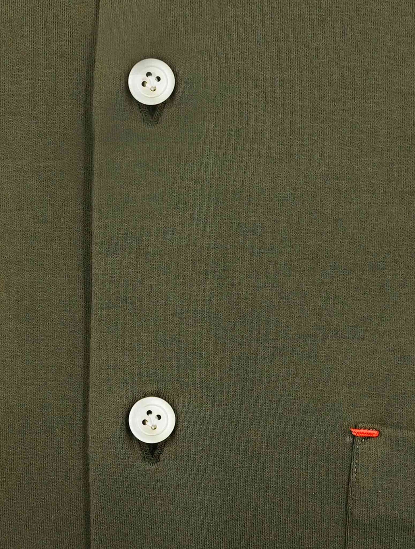 Kiton Green Cotton Shirt