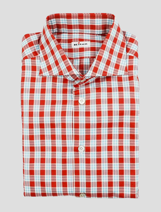 Kiton Multicolor Cotton Shirt
