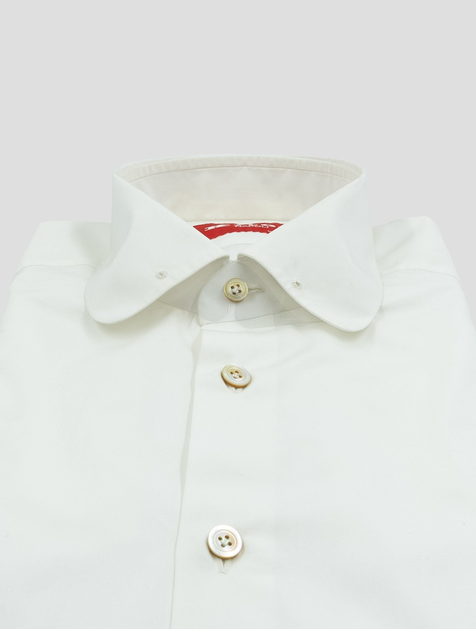 Kiton White Cotton Shirt