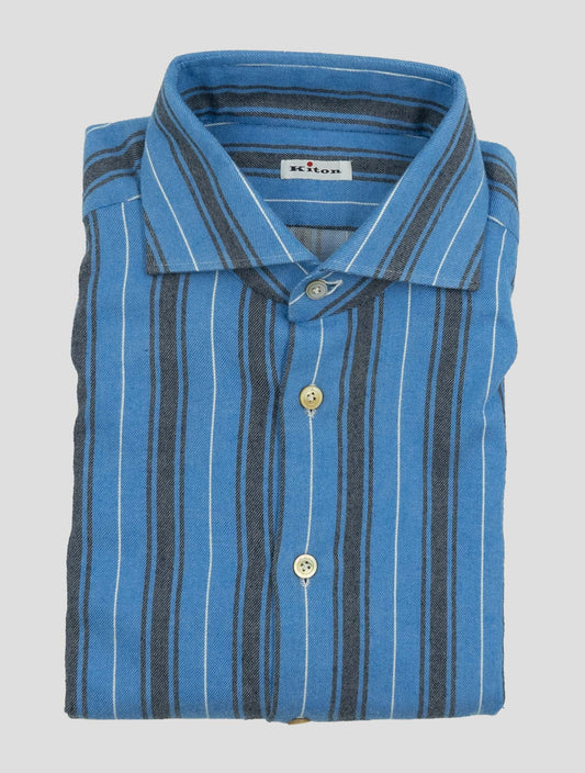 Kiton Multicolor Cotton Shirt