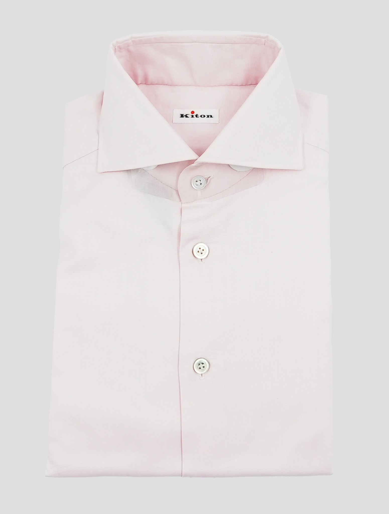Kiton Pink Cotton Shirt