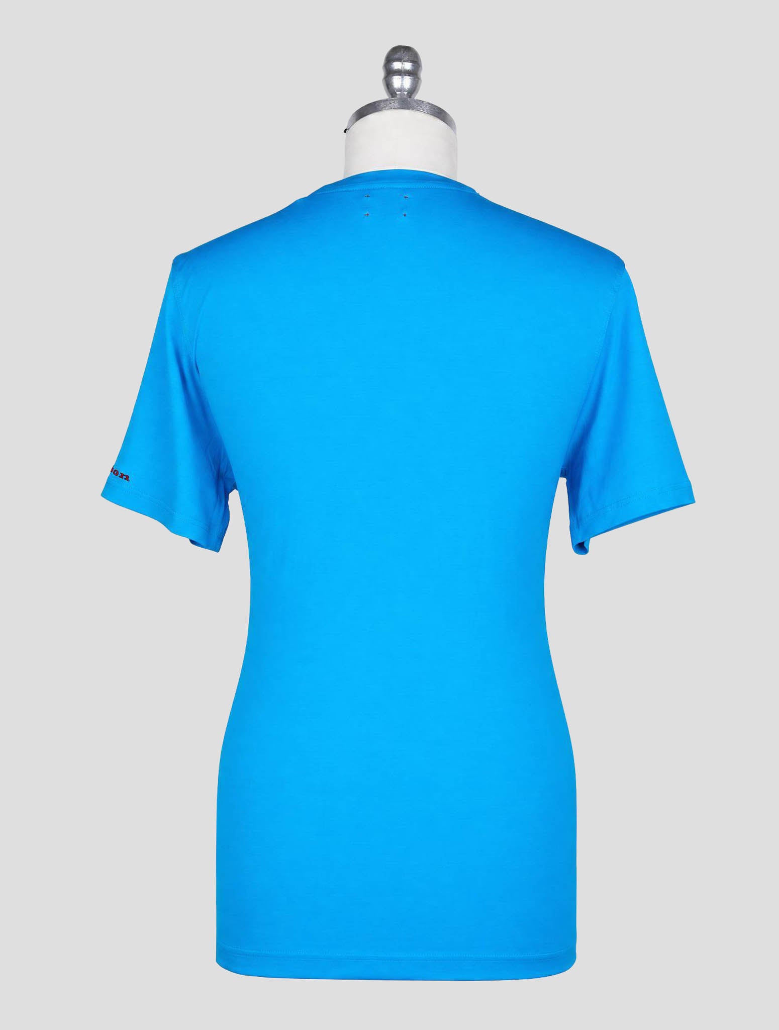 Kiton Light Blue Cotton T-Shirt