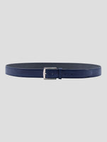 Kiton Blue Leather Belt