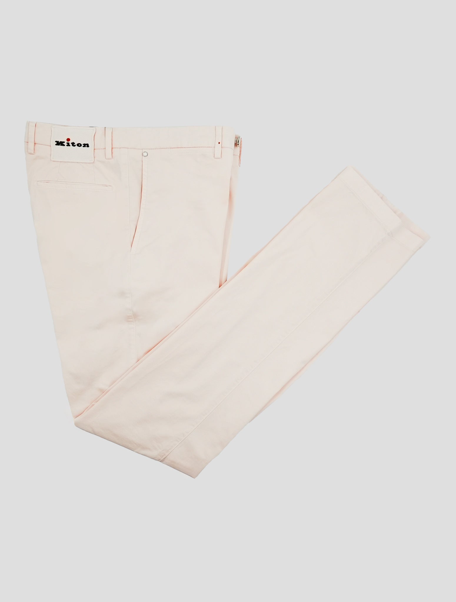 Kiton Pink Cotton Ea Pants