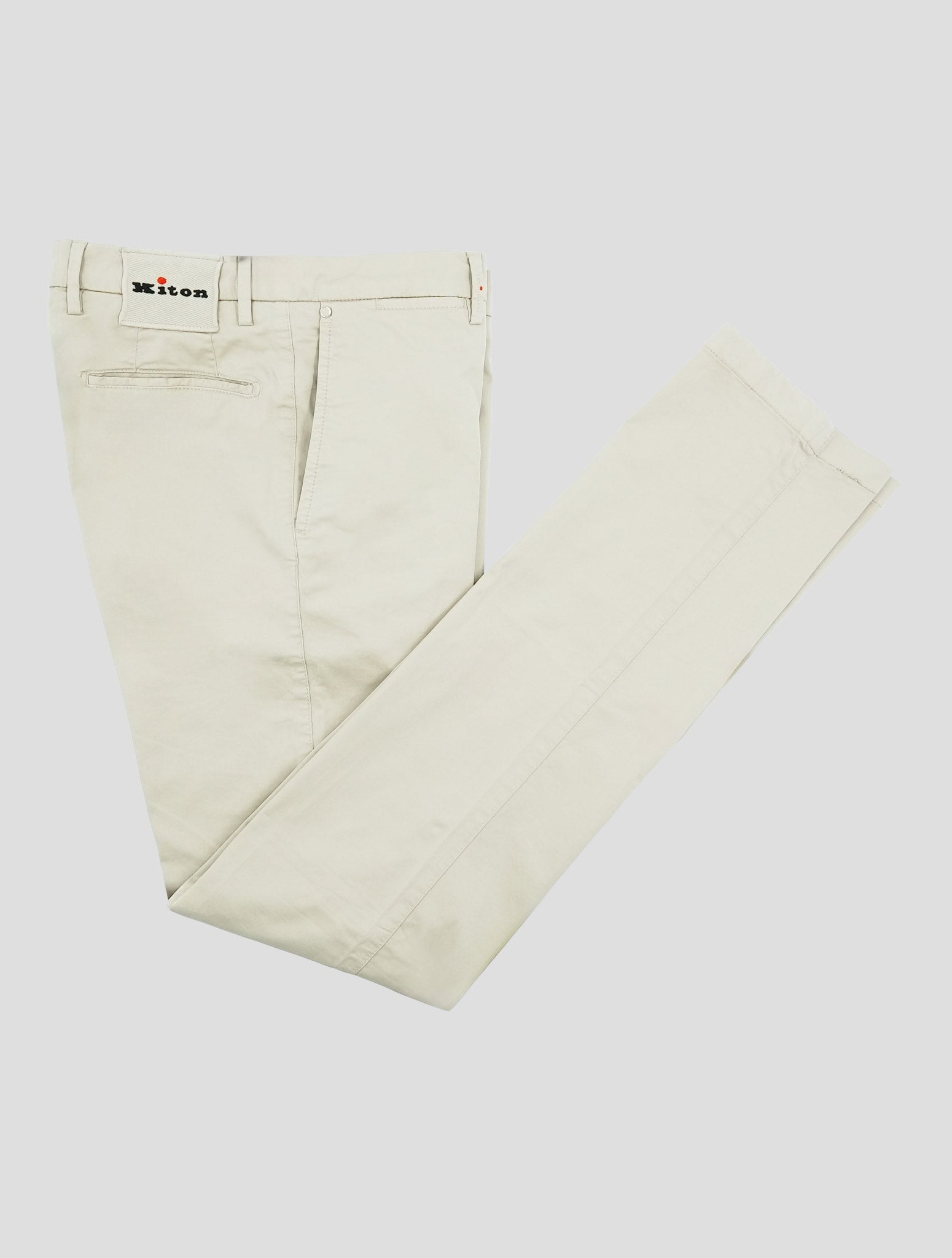 Kiton Beige Cotton Ea Pants