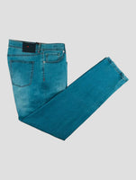 Kiton Blue Cotton Ea Jeans