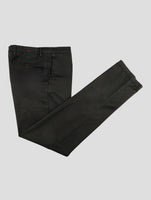 Kiton Black Cotton Ea Pants