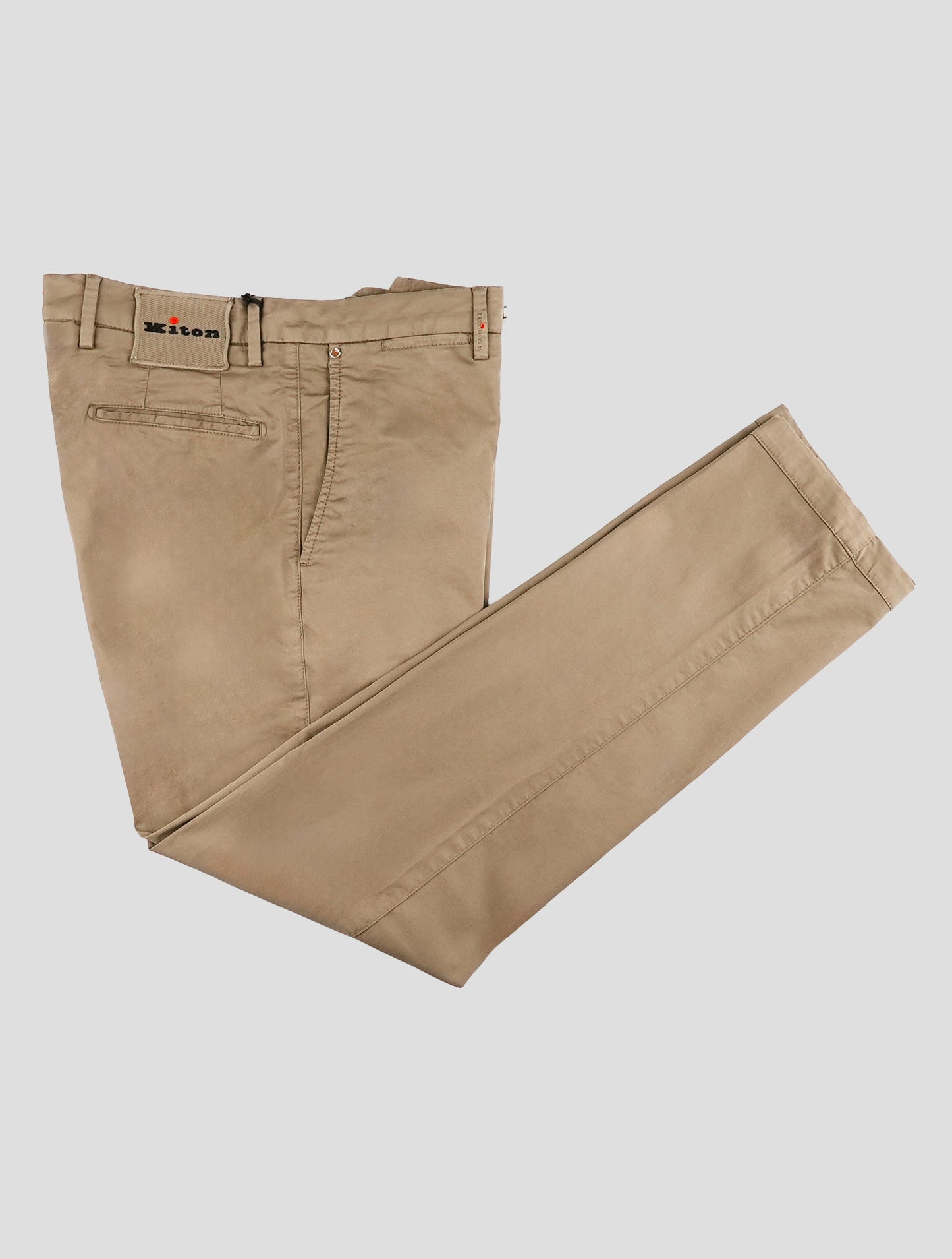 Kiton Brown Cotton Ea Pants