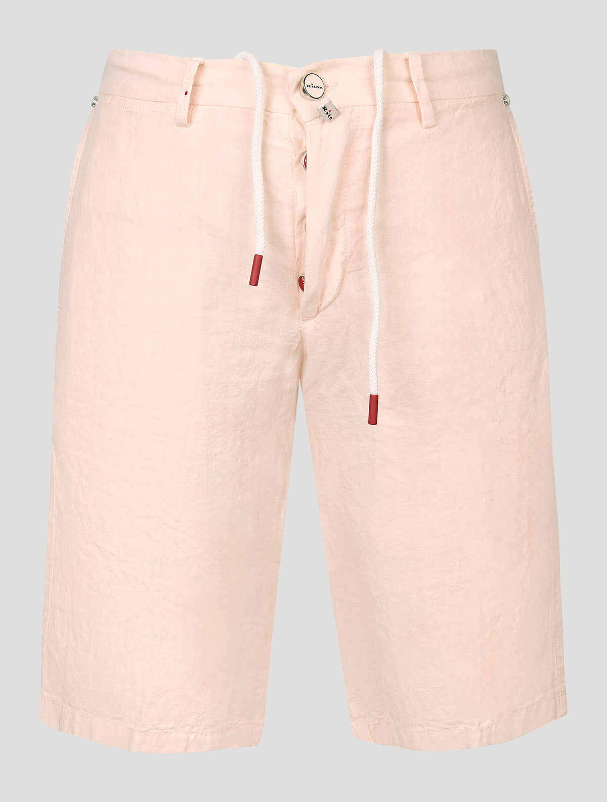 Kiton Pink Linen Short Pants