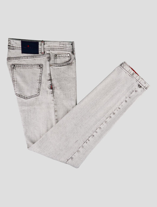 Kiton Gray Cotton Ea Limited Edition 14 of 54 Jeans