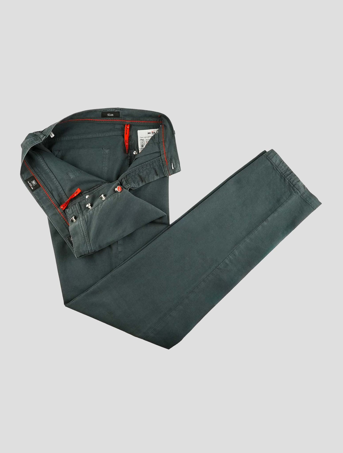 Kiton Blue Cotton Cashmere Ea Jeans