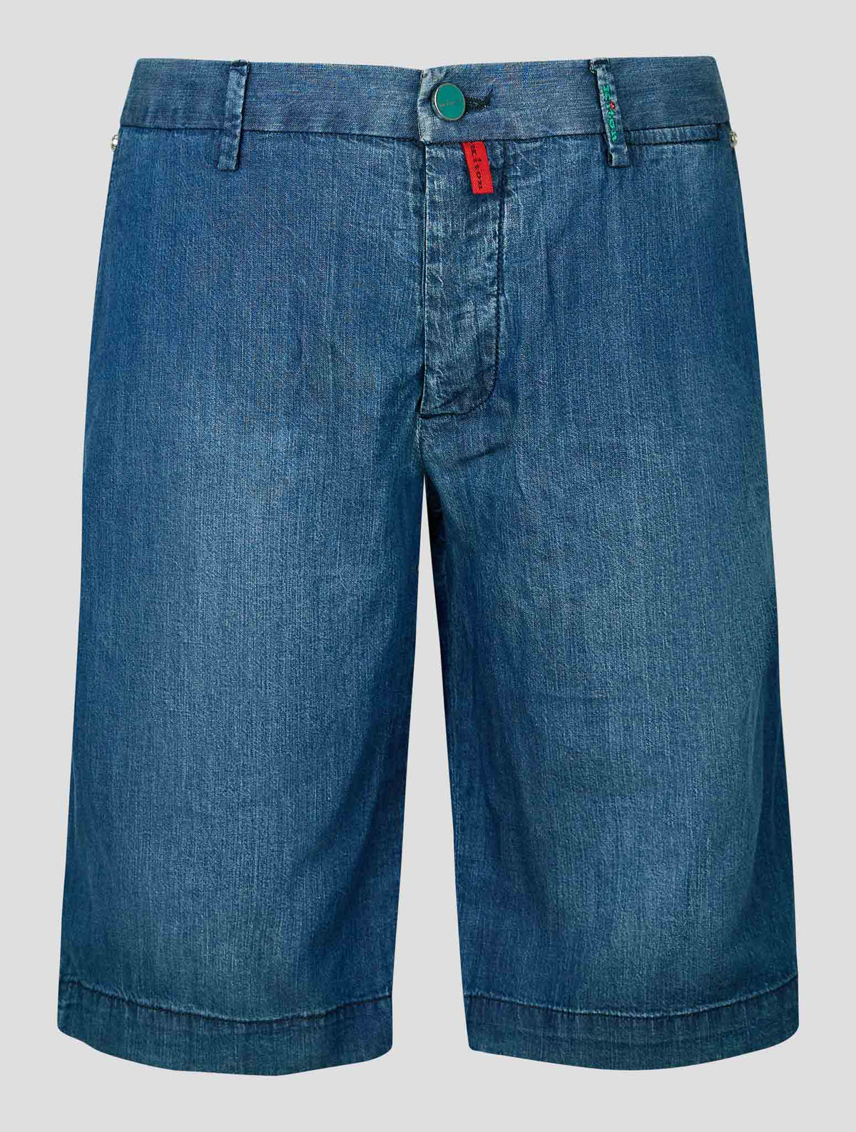 Kiton Blue Cotton Short Pants