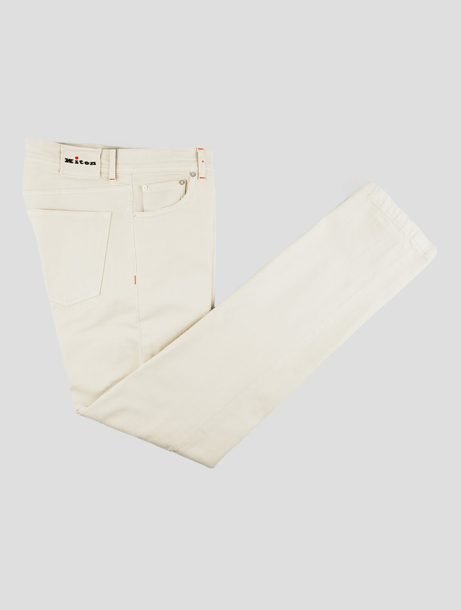 Kiton Beige Cotton Ea Jeans