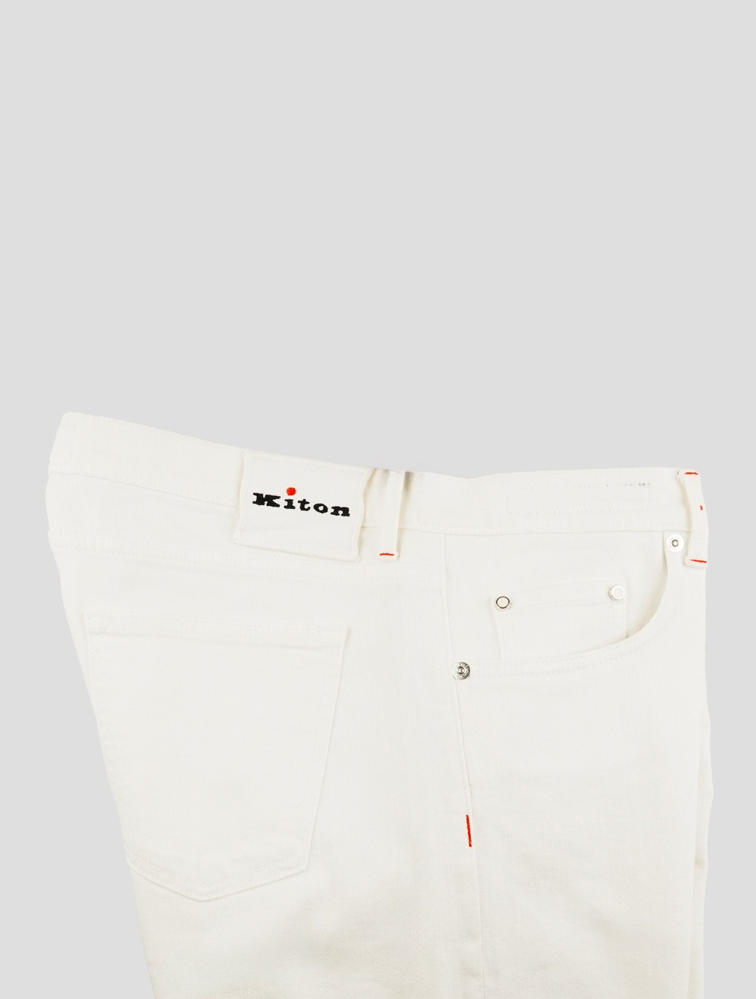 Kiton Brown Cotton Ea Jeans