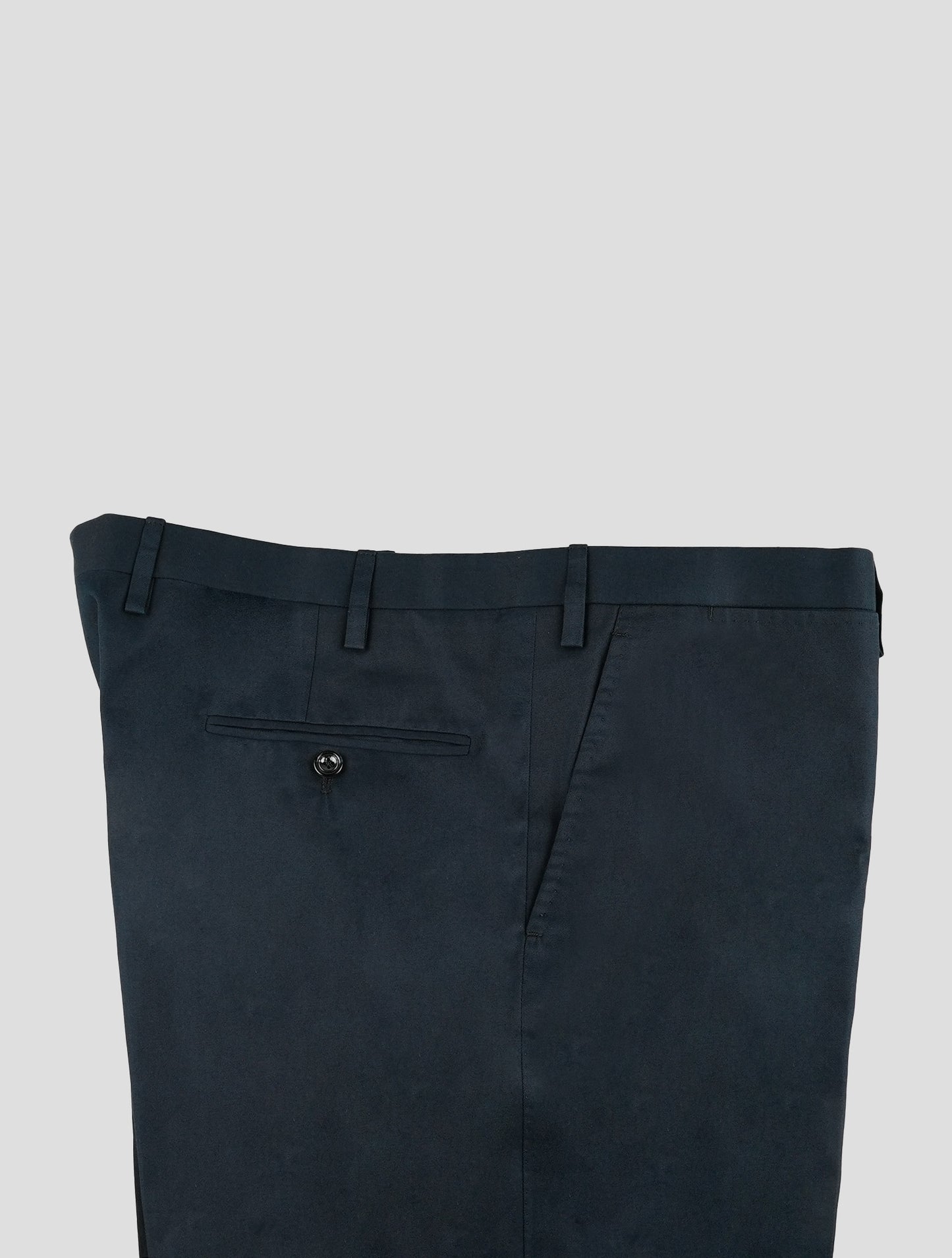 Kiton Dark Blue Cotton Pants