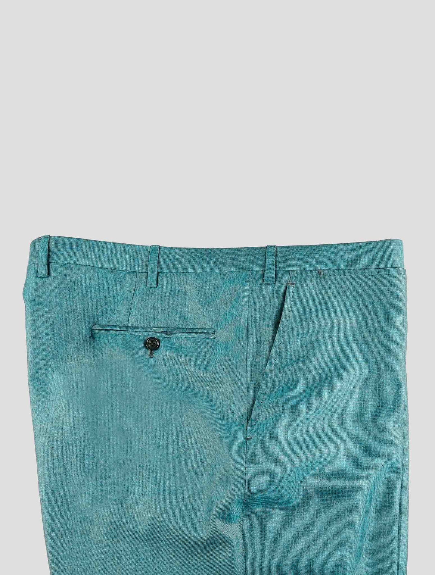 Kiton Light Blue Cashmere Silk Dress Pants