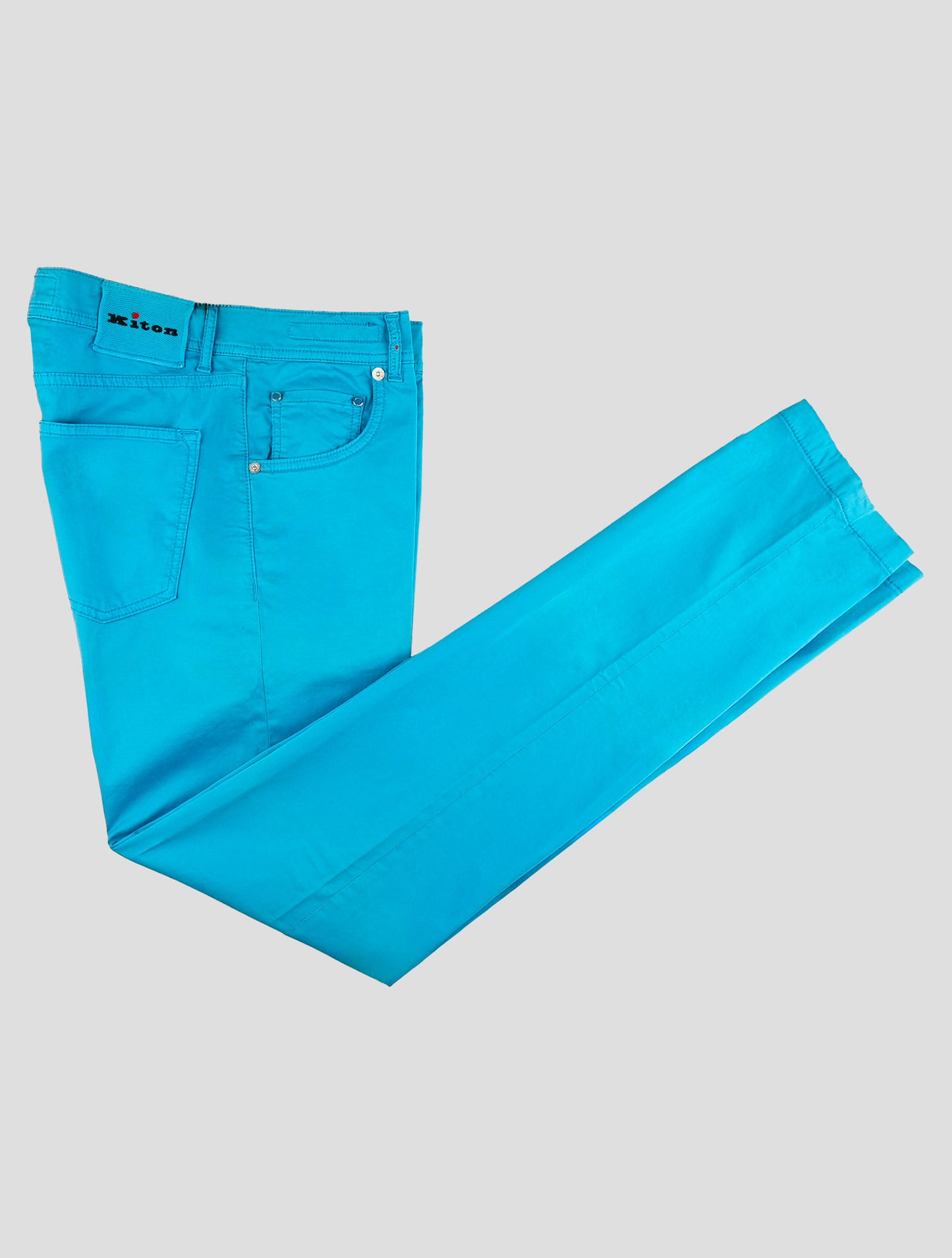 Kiton Blue Cotton Ea Jeans