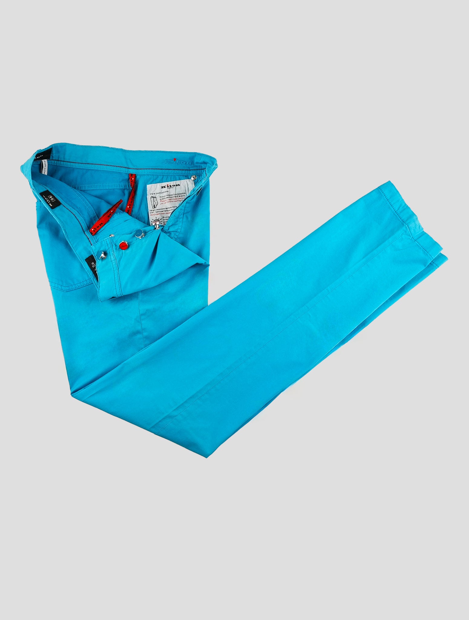 Kiton Blue Cotton Ea Jeans