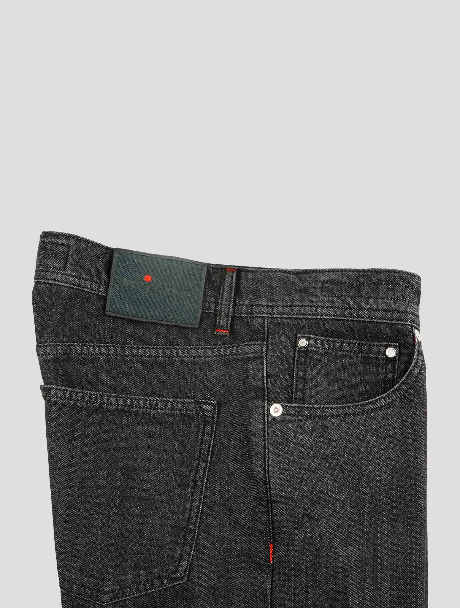 Kiton Dark Gray Cotton Cashmere Ea Jeans
